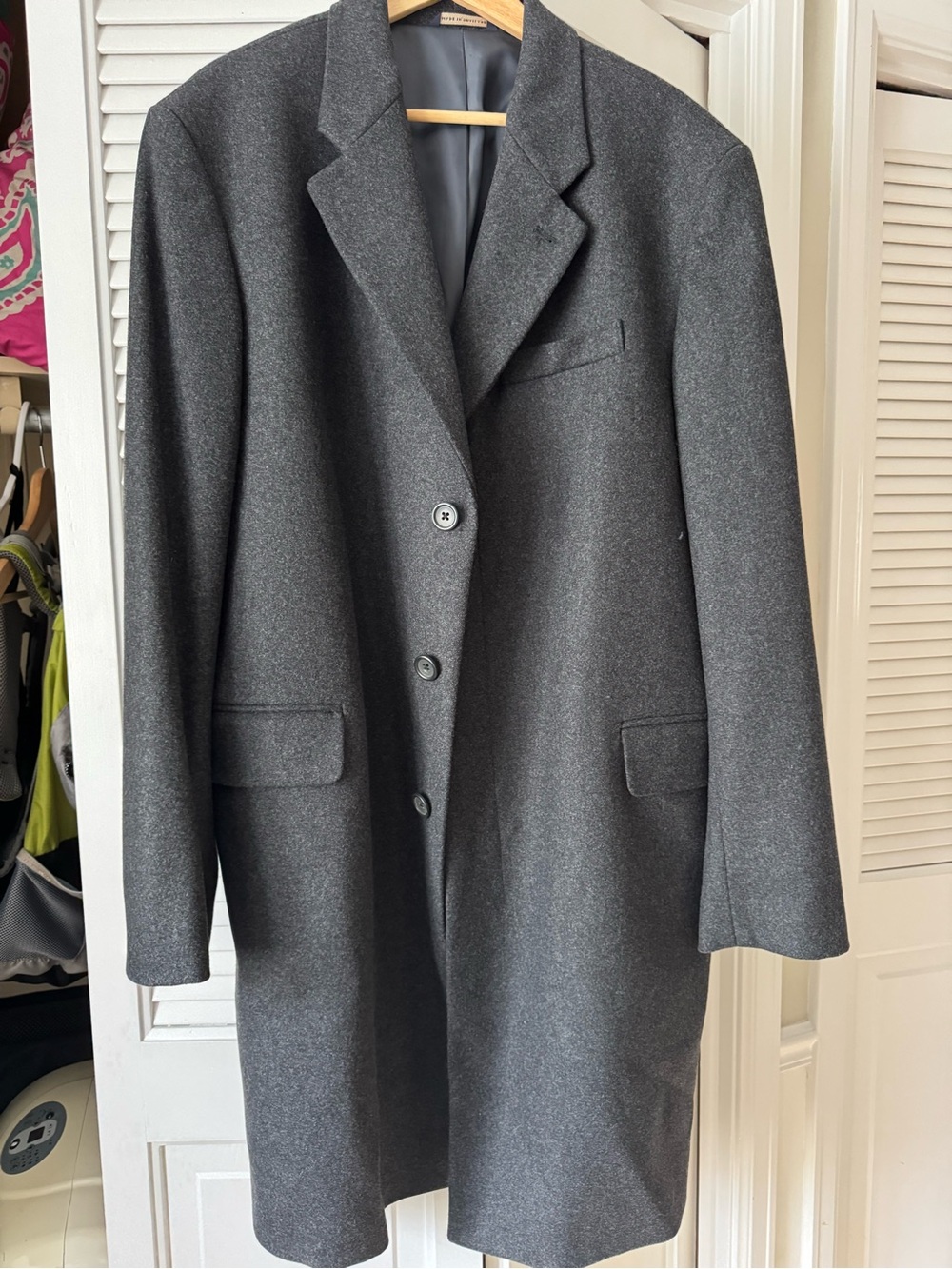 Banana Republic Charcoal Gray Men's Pea Coat